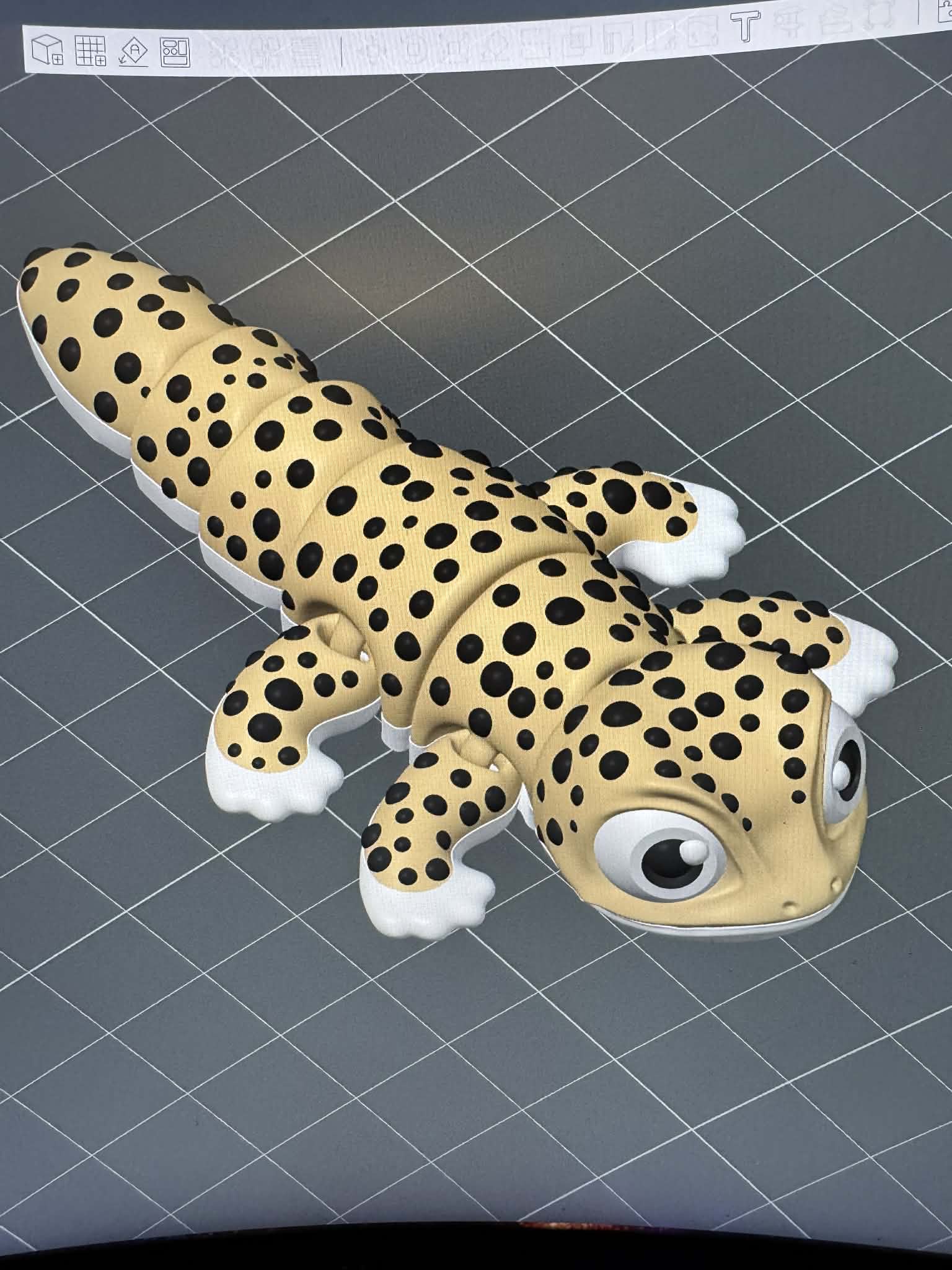 3D Printed Articulating Gecko