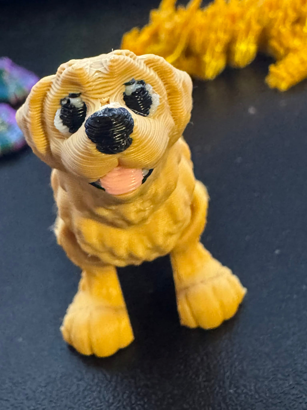3D Printed Golden Retriever - Mini