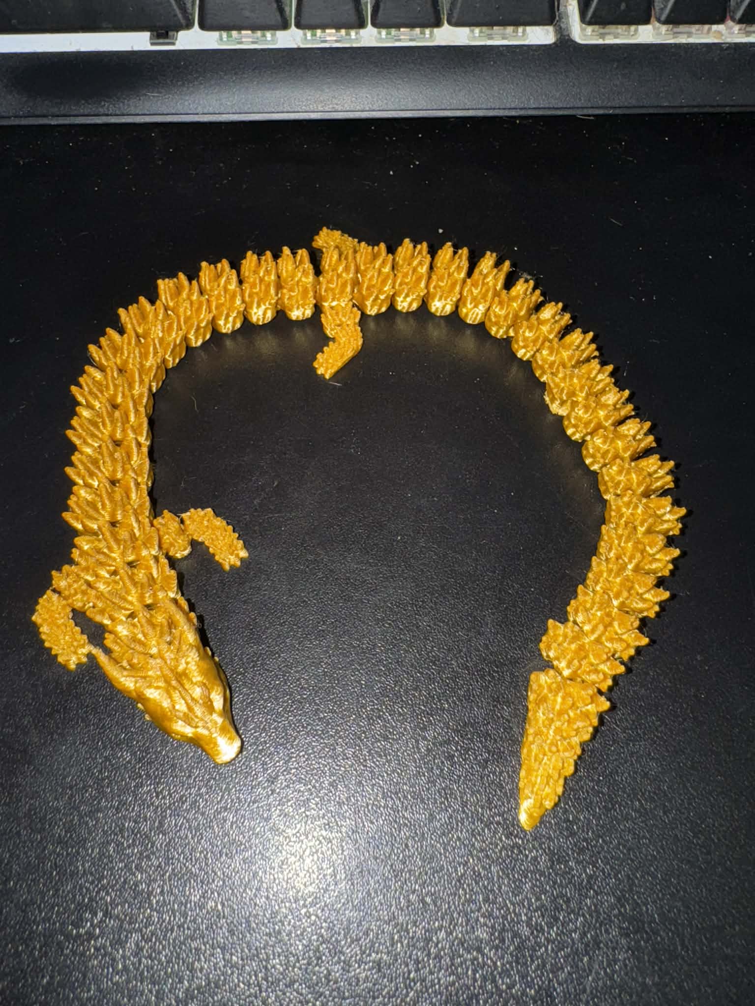 3D Printed Articulated Spikey Dragon