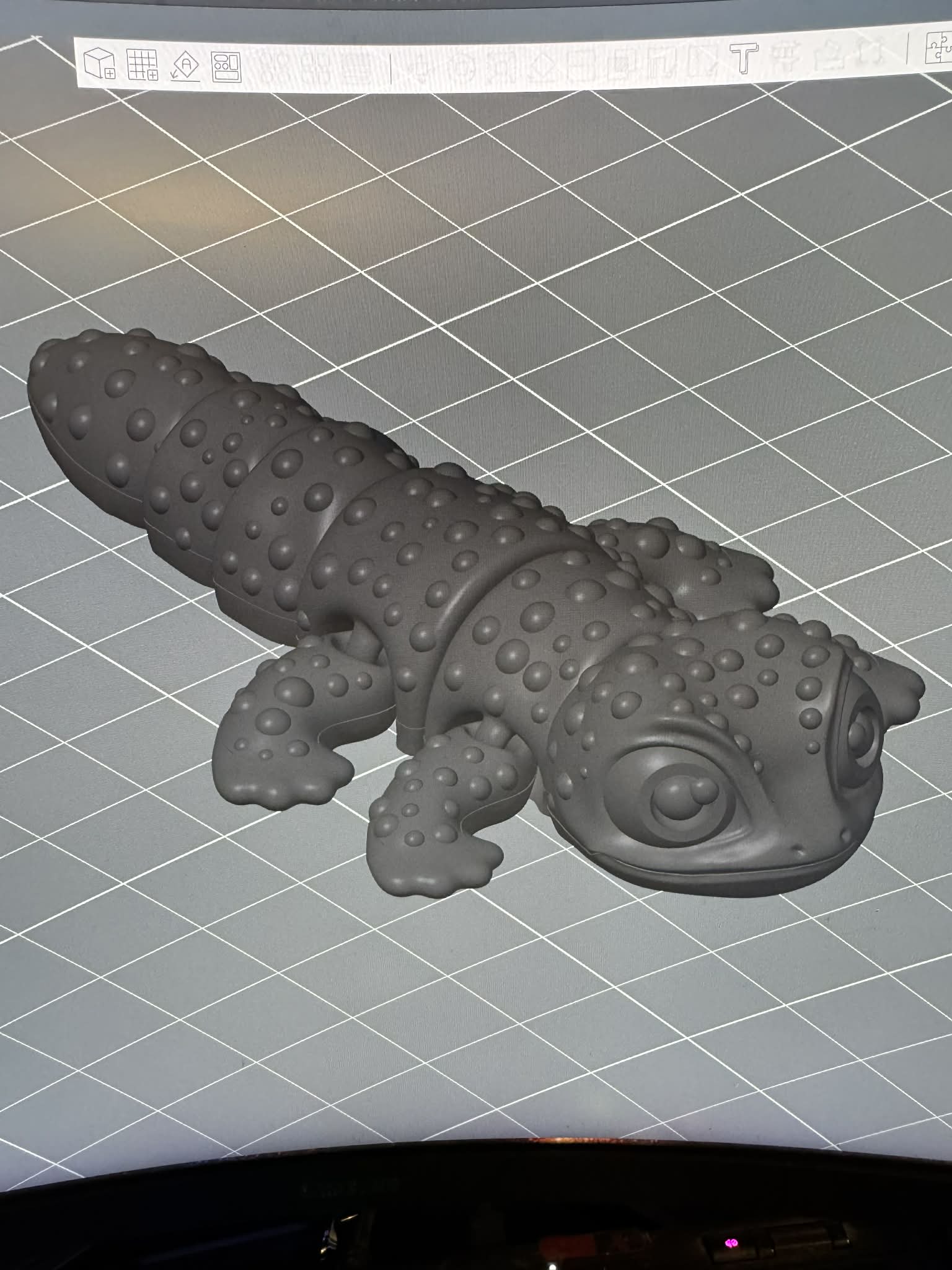 3D Printed Articulating Gecko