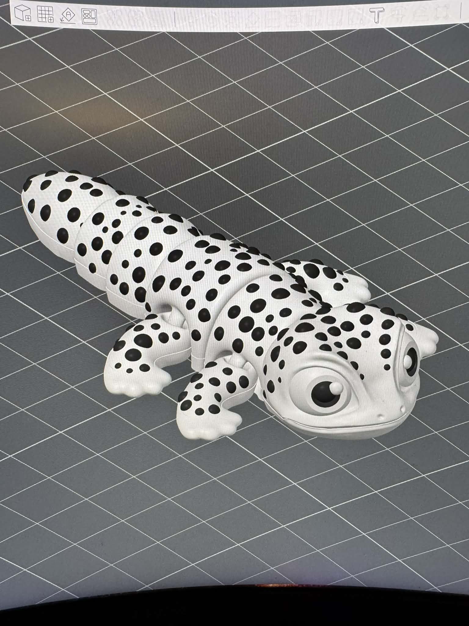 3D Printed Articulating Gecko