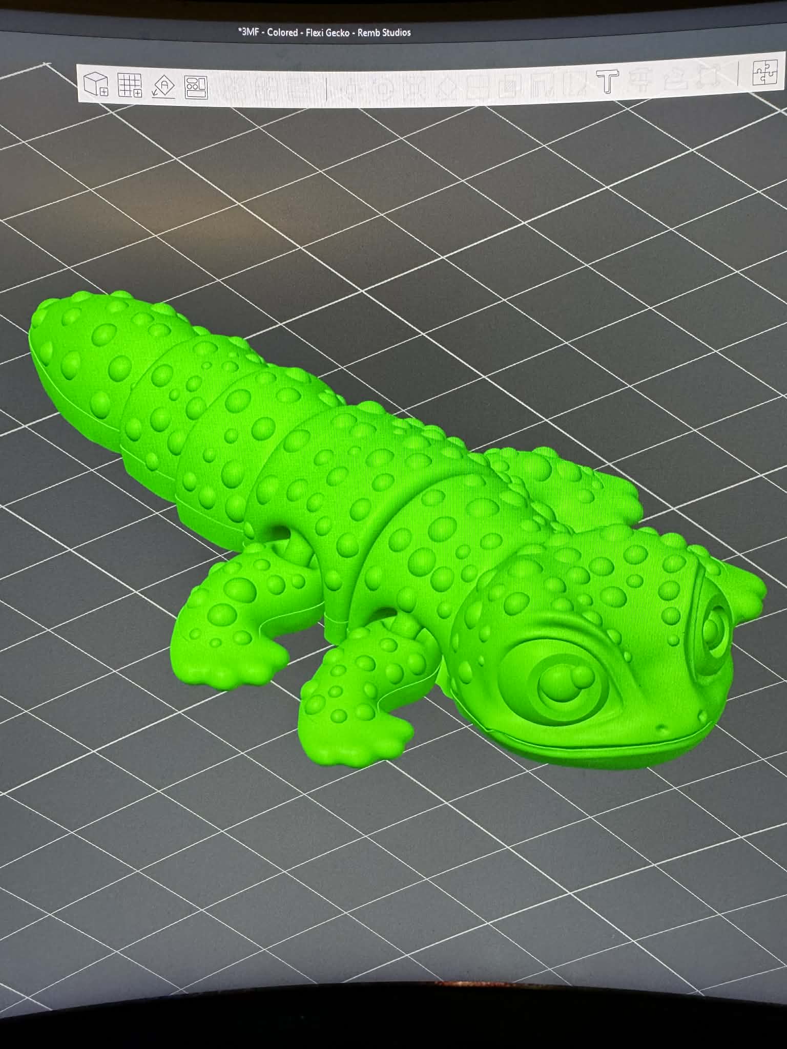 3D Printed Articulating Gecko