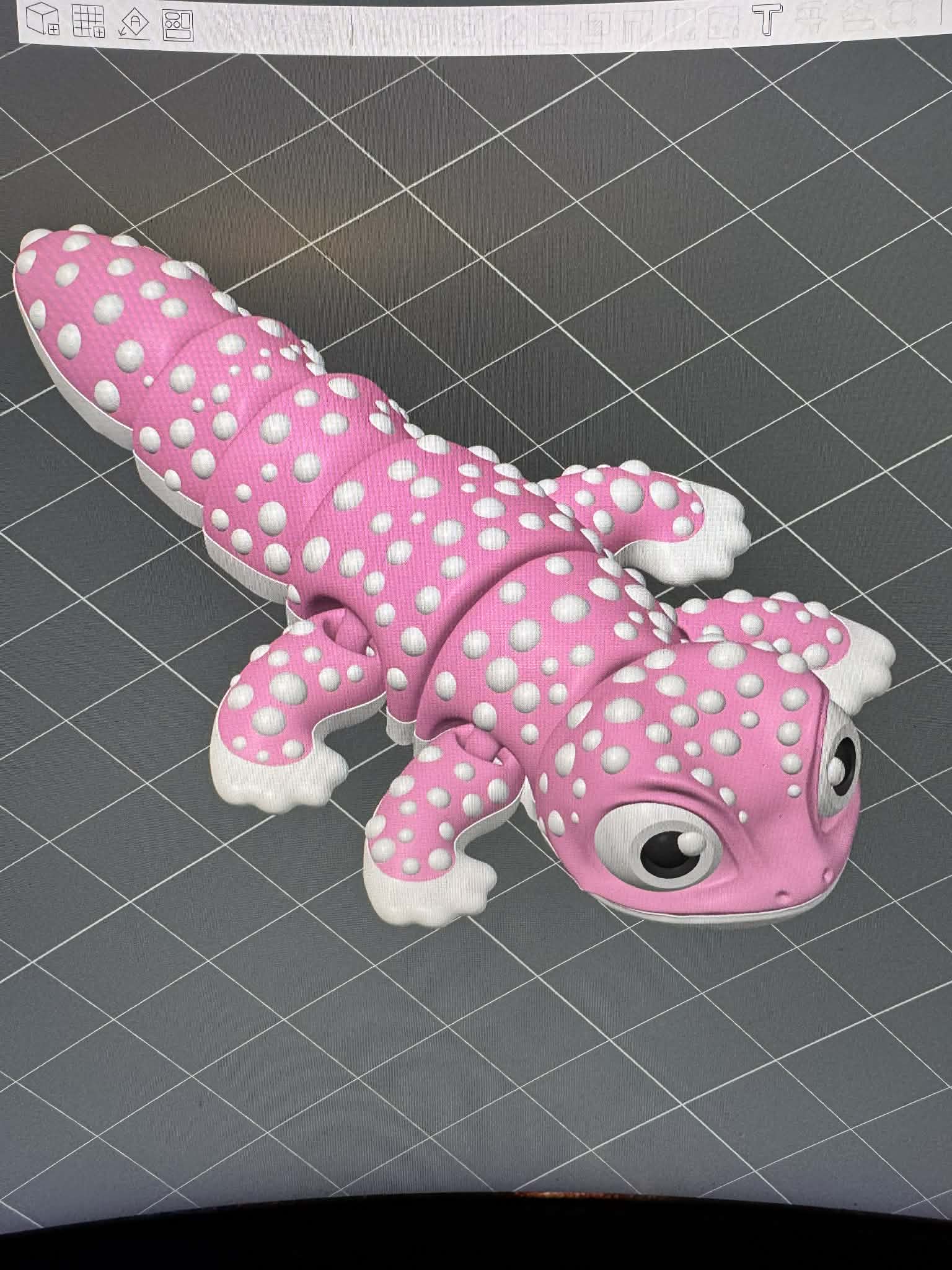 3D Printed Articulating Gecko